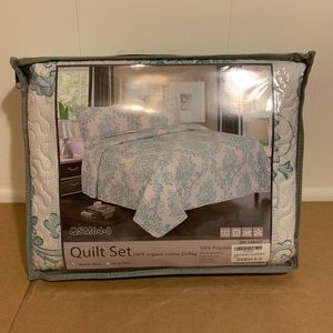 JML Quilt Set, 3 Pieces Bedspread  (King 92" x 104")